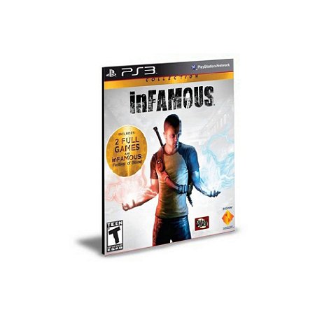 Infamous 1 e 2  PS3 PSN Mídia Digital