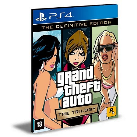 Grand Theft Auto The Trilogy The Definitive Edition PS4 PSN Mídia Digital