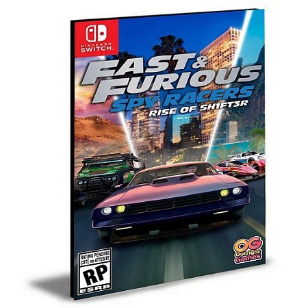 Velozes e Furiosos Spy Racers Rise of SH1FT3R Português Nintendo Switch Mídia Digital