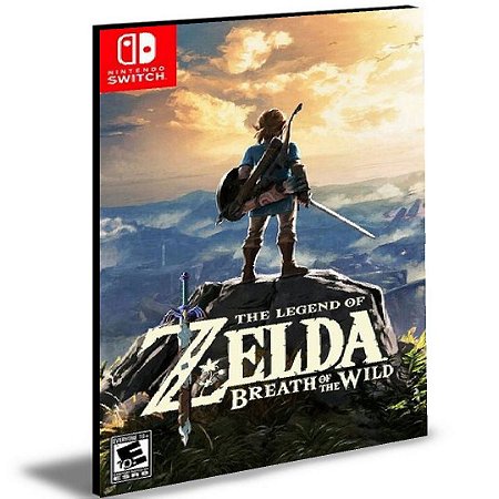 The Legend of Zelda Breath of the Wild Nintendo Switch Mídia Digital