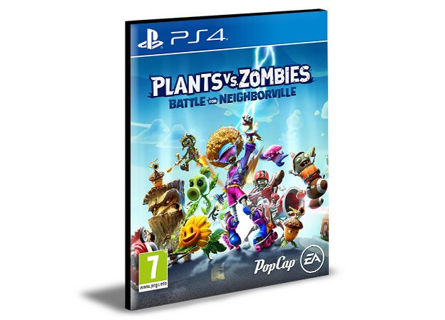 PLANTS VS. ZOMBIES BATTLE FOR NEIGHBORVILLE PS4 e PS5 PSN MÍDIA DIGITAL