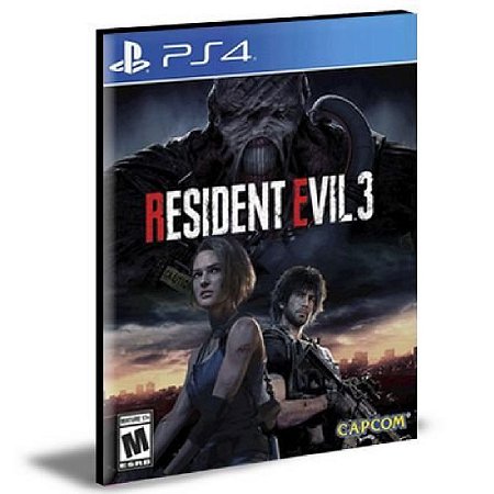 Resident Evil 3 Nemesis Remake PS4 e PS5 PSN MÍDIA DIGITAL