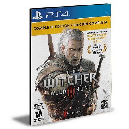 The Witcher 3  Wild Hunt Complete Edition Ps4 e Ps5 Psn Mídia Digital