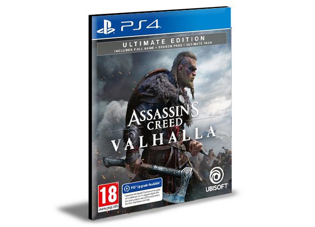 Assassins Creed Valhalla Ultimate Ps4  Mídia Digital