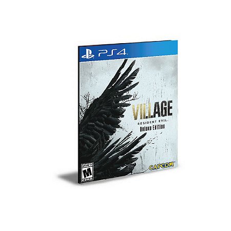 Resident Evil Village 8 Versão Deluxe Ps4 Português Psn Mídia Digital