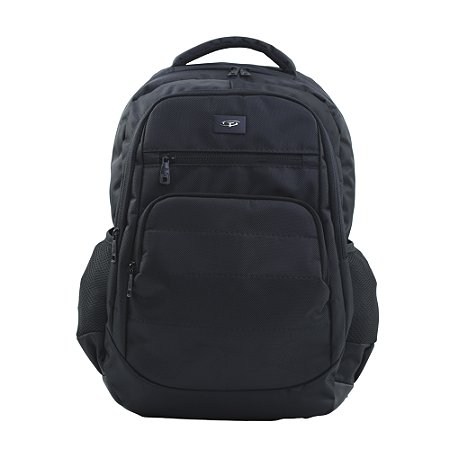 MOCHILA CASUAL P/NOTEBOOK ATÉ 17' EM POLIÉSTER DIAMOND - M-152 - PRETO