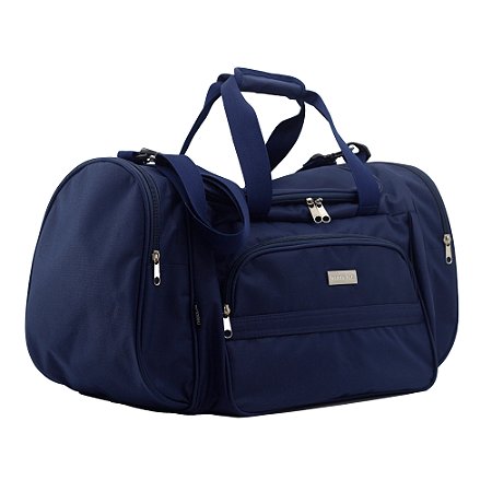 BOLSA DE VIAGEM EM POLIÉSTER - MÉDIA - BV-025 - MARINHO