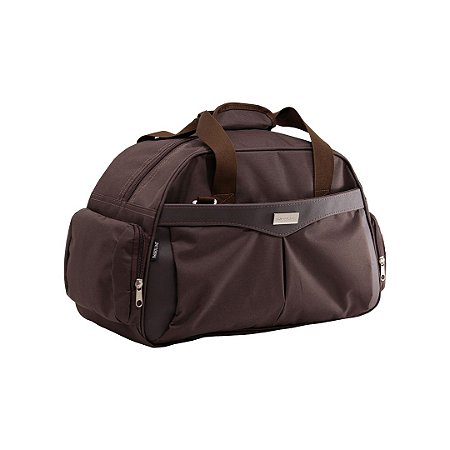 BOLSA DE VIAGEM BORDO EM POLIÉSTER - BV-094 - CAFÉ