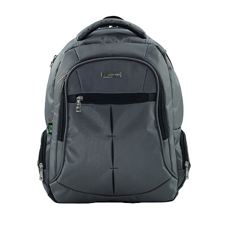MOCHILA CASUAL P/NOTEBOOK 15" EM POLIÉSTER 1680 PVC - M-100 - GRAFITE