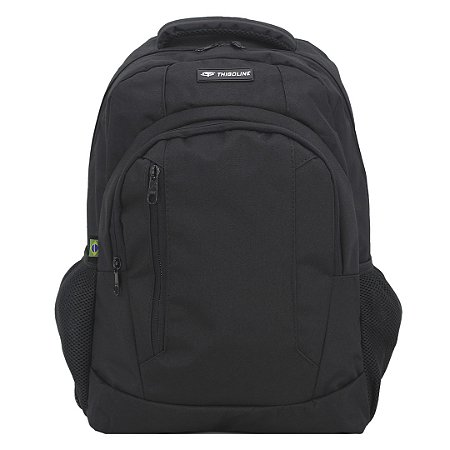 MOCHILA BÁSICA EM POLIÉSTER P/NOTEBOOK 15" - M-122 - PRETA