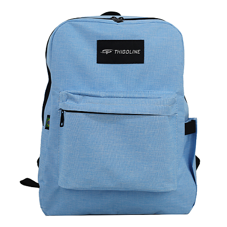 MOCHILA FEMININA BÁSICA EM POLIÉSTER MESCLA - M-133 - AZUL