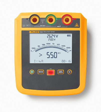 FLUKE-1535 - TESTADOR DE RESISTÊNCIA DE ISOLAMENTO E MEGÔMETROS