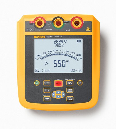 FLUKE-1537 - TESTADOR DE RESISTÊNCIA DE ISOLAMENTO E MEGÔMETROS
