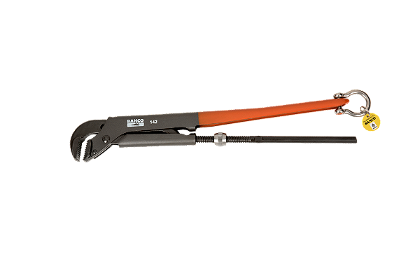 BAHCO - Chave tubos modelo sueco, 90° equip. c/manilha curva.