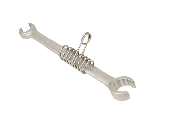 Chave de porcas com mola de segurança