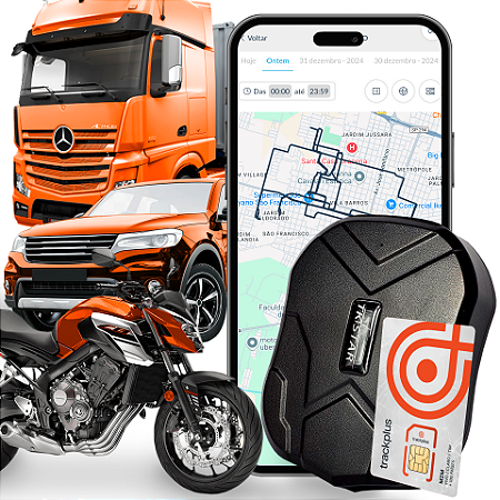 RASTREADOR TK905 4G + CHIP TRACKPLUS