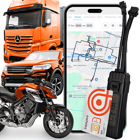 RASTREADOR CRXPRO 4G + CHIP M2M INTERNACIONAL + APP