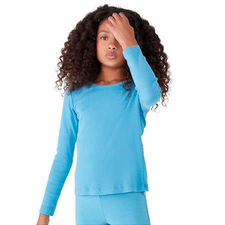 camiseta manga longa infantil hering