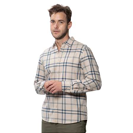 Camisa Pacific Blue Xadrez Casual Masculina - Ernest Online - Ofertas |  Compre Online e Receba em Casa‎
