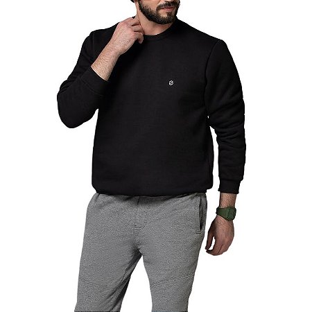 moletom masculino gola redonda