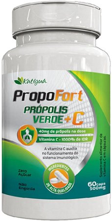 Propofort Propolis Verde + Vitamina C 60 Capsulas Katigua