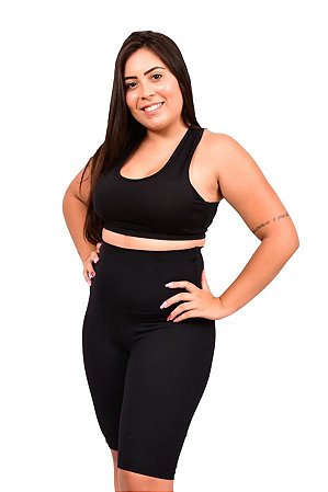 Bermuda de compressão plus size Clearance