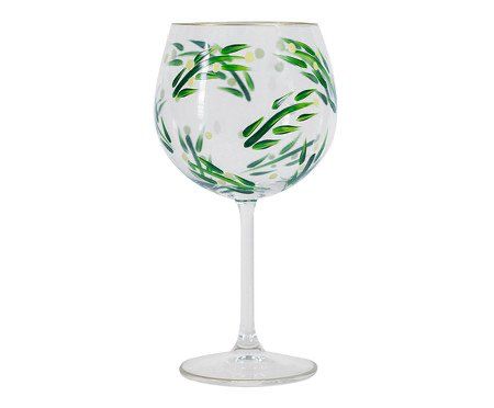 Set Taça pintada a mão