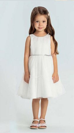 vestido branco com prata