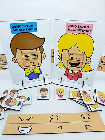 Como estou  me sentindo - materiais para brincar