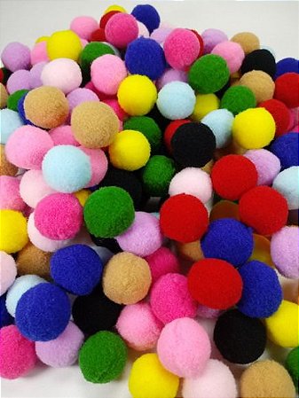 Pompons 2cm pcte 100 un