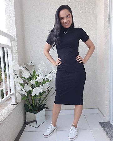 Vestido Canelado