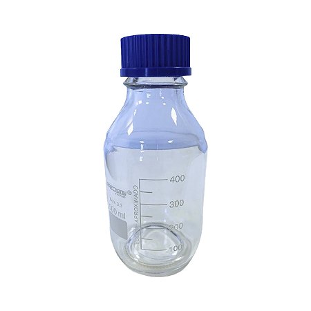 Frasco Tampa Azul Incolor Graduado Anti Gotas 250ml