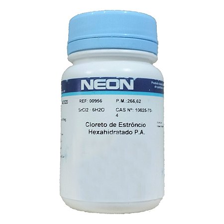 Cloreto de Estrôncio Hexahidratado PA 100Gr Neon
