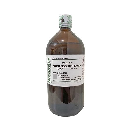 Acido Tioglicolico Ps 500ml Dinâmica