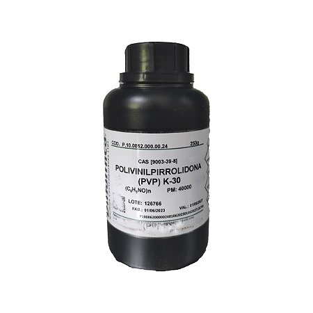 Polivinilpirrolidona Pa (pvp) K-30 250gr Dinâmica