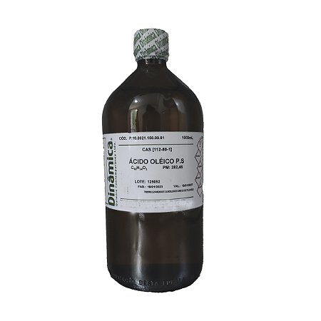 Acido Oleico P/ Sintese (oleina Animal) 1000ml Dinâmica