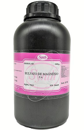 Sulfato De Magnésio Anidro 1 Kg