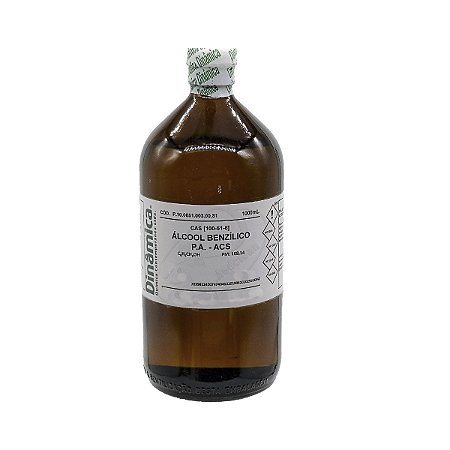 Álcool Benzílico PA ACS 1000 ml Dinâmica