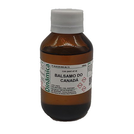 Balsamo do Canadá (incolor) 100ml Dinâmica