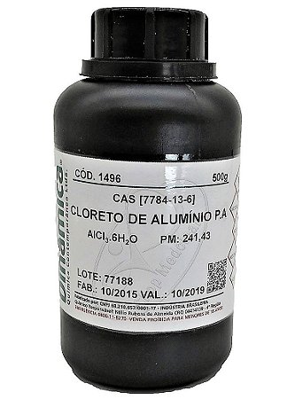 Cloreto de Alumínio (6H2O) PA 500g Dinamica