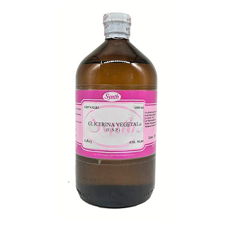 Glicerina Vegetal Grau USP Puríssima 1L Synth