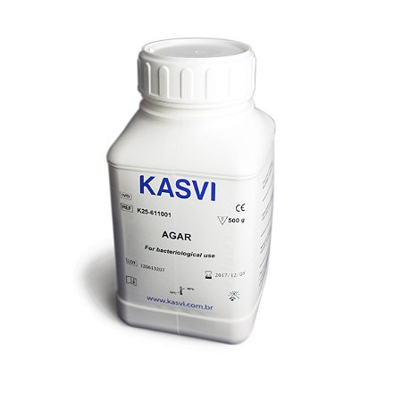 Agar Bacteriológico frasco 500g Kasvi