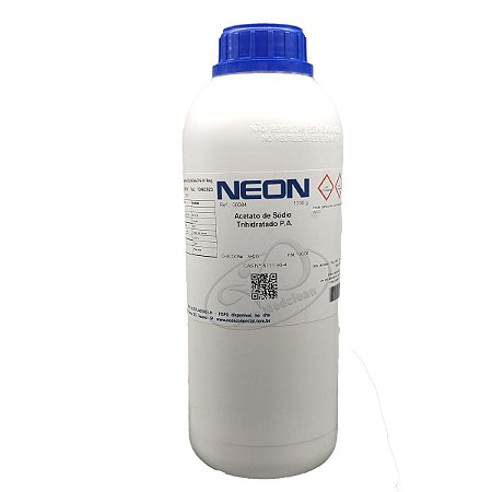 Acetato de sodio trihidratado PA 1KG Neon