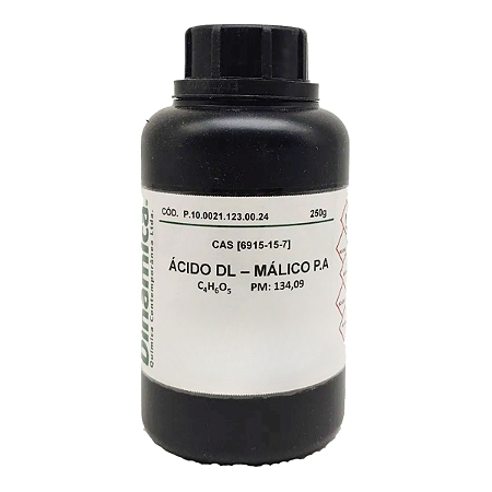 Acido Malico (DL) P.A 250g Dinamica