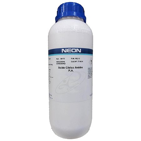 Acido cítrico Anidro PA 1kg Neon