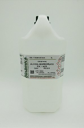 Alcool Isopropilico PA ACS 5000ML Dinamica