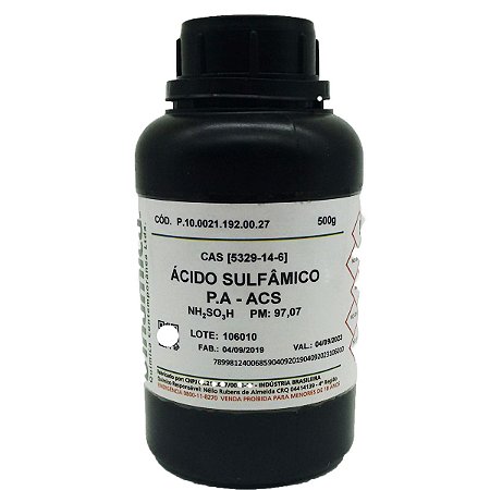 Acido Sulfamico PA 500g Dinamica