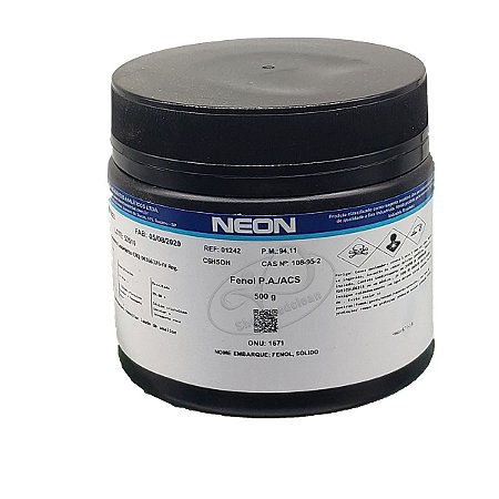 Fenol Cristal PA ACS 500gr Neon
