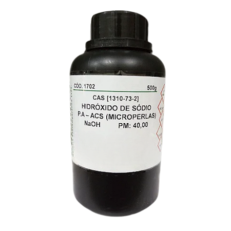 Hidróxido De Sódio Microperolas PA ACS 500Gr Dinamica