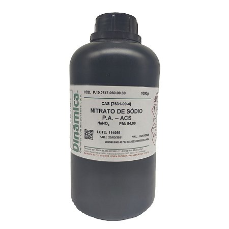 Nitrato de Sodio PA ACS 1Kg Dinamica